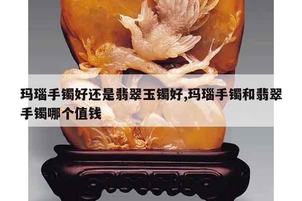 玛瑙手镯好还是翡翠玉镯好,玛瑙手镯和翡翠手镯哪个值钱