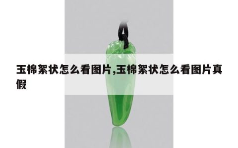 玉棉絮状怎么看图片,玉棉絮状怎么看图片真假