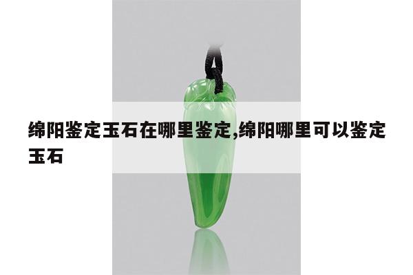 绵阳鉴定玉石在哪里鉴定,绵阳哪里可以鉴定玉石