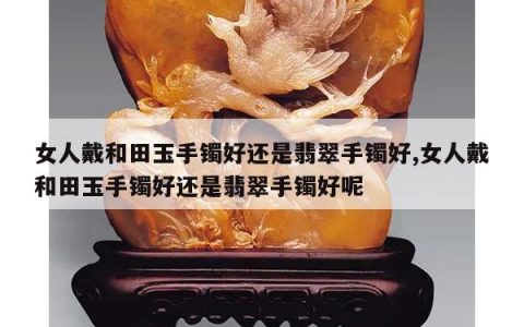 女人戴和田玉手镯好还是翡翠手镯好,女人戴和田玉手镯好还是翡翠手镯好呢