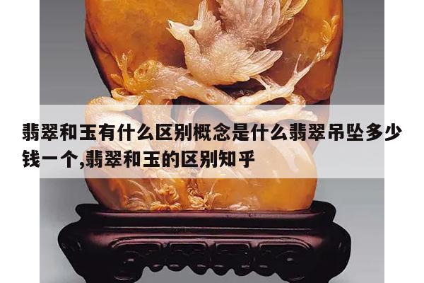 翡翠和玉有什么区别概念是什么翡翠吊坠多少钱一个,翡翠和玉的区别知乎