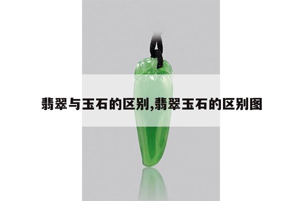 翡翠与玉石的区别,翡翠玉石的区别图