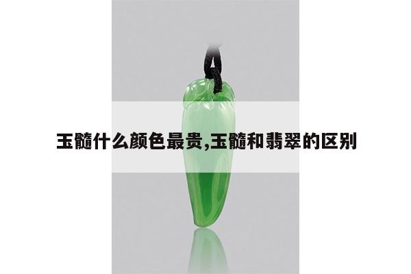 玉髓什么颜色最贵,玉髓和翡翠的区别