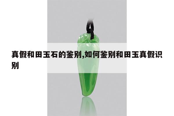 真假和田玉石的鉴别,如何鉴别和田玉真假识别
