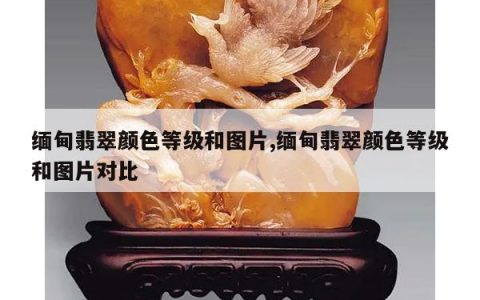 缅甸翡翠颜色等级和图片,缅甸翡翠颜色等级和图片对比