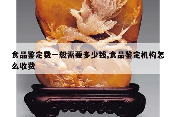 食品鉴定费一般需要多少钱,食品鉴定机构怎么收费