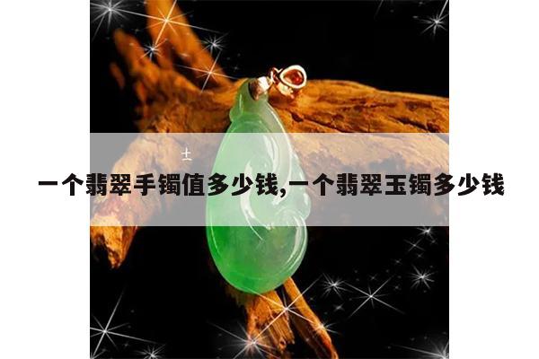 一个翡翠手镯值多少钱,一个翡翠玉镯多少钱