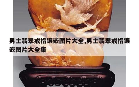 男士翡翠戒指镶嵌图片大全,男士翡翠戒指镶嵌图片大全集