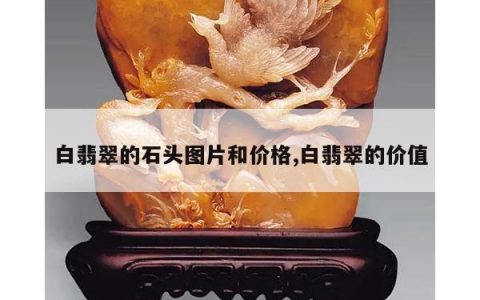 白翡翠的石头图片和价格,白翡翠的价值